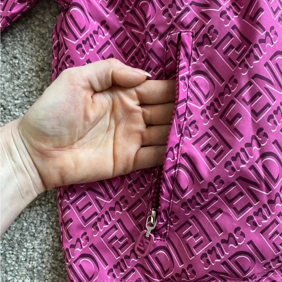 FENDI X SKIMS COLORADO WIND BREAKER HOODIE JACKET SMALL